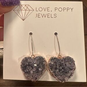 Druzy earrings